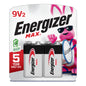 Energizer MAX 9V Long-Life Alkaline Batteries (2-Pack)