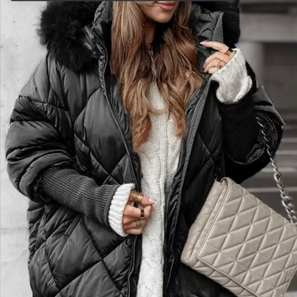 Winter hooded clothing cardigan coat by My Store in a warm, layered design