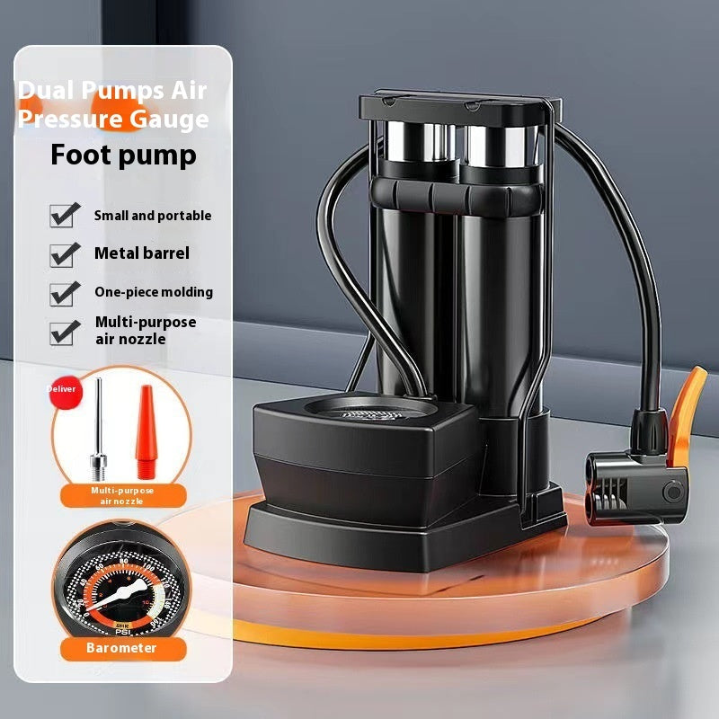 Portable high-pressure air pump paddle for motorcycle and automobile tires