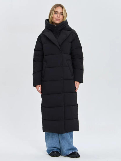 Women's Premium Cotton Coat Above-the-knee