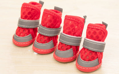 Small dog teddy pet shoes by My Store, soft protective footwear for dogs