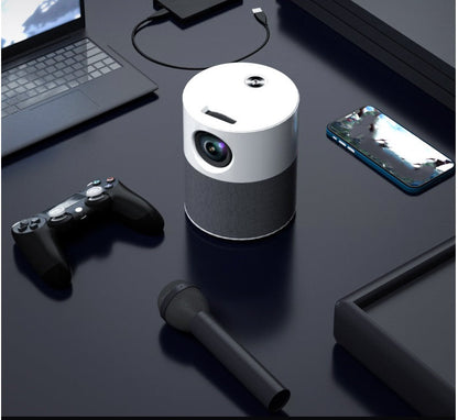 New mini home high-definition projector by My Store, compact design for displaying movies and presentations