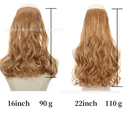Adjustable Synthetic Hair Curtain Wig for Women