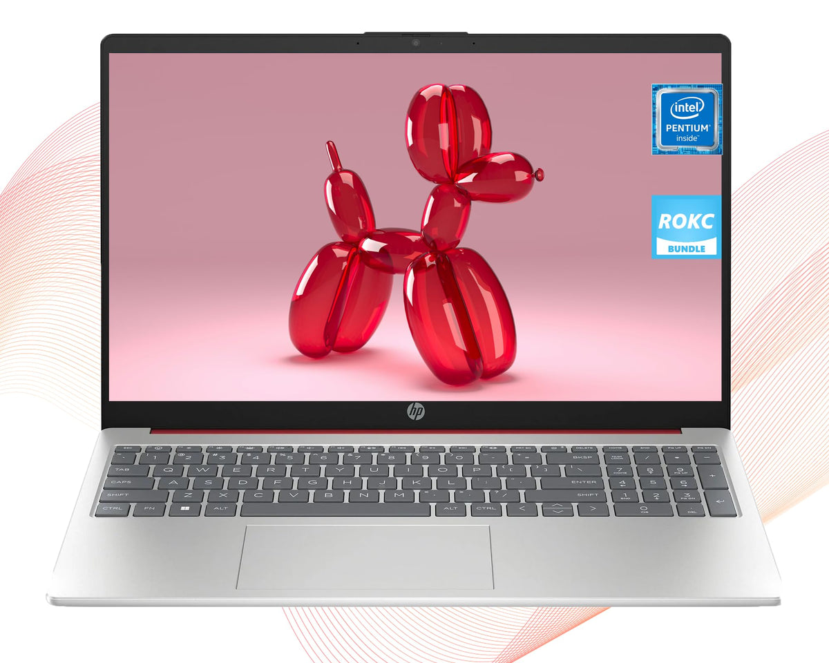 HP 15.6" AI Smart Laptop Bundle with 1TB Cloud & Win11