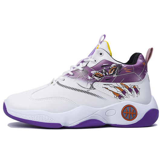 High-top breathable basketball shoes sneakers in a sporty lace-up design