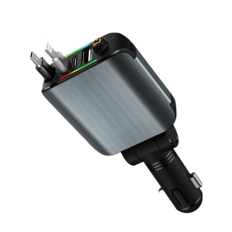 Starry Sky 120W car charger with USB plug and illuminated starry sky design
