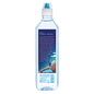 Fiji Natural Artesian Water 23.7 fl oz bottles, 12-pack, clear bottles with blue caps and Fiji label, showing the water inside.