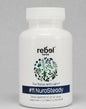 Organic NuroSteady capsules by Rebel Herbs in encapsulated formula, shown in clear view on a white background.