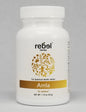 Amla Dual Extracted Powder from BACKUPMYFILESNOW® in a clear jar, showcasing the vibrant, finely ground herbal powder.