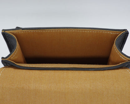 BLCO® handcrafted leather travel satchel case from Bueno Leather Co., showcasing its durable, stylish leather design.