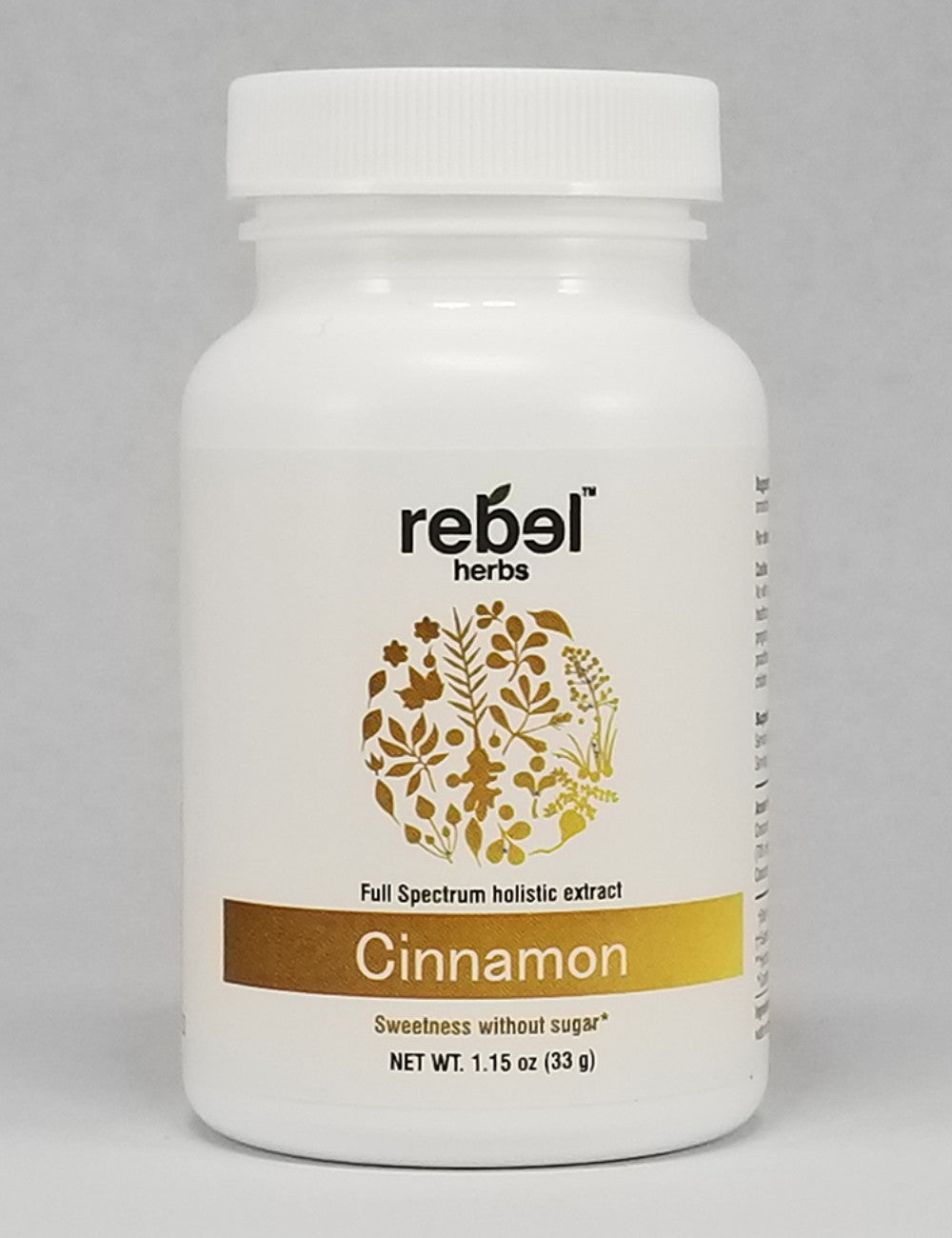 Cinnamon Dual Extracted Powder from BACKUPMYFILESNOW® in a clear jar, showcasing rich cinnamon powder for herbal supplement use.