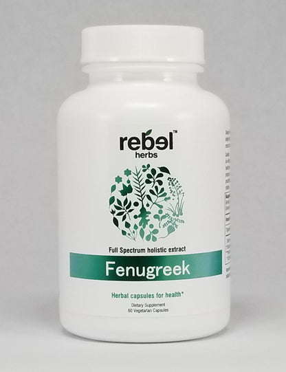 Organic fenugreek vegetarian capsules in a bottle, designed for women's health, by BACKUPMYFILESNOW®