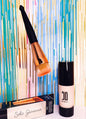 Ultra soft BACKUPMYFILESNOW® concave foundation brush for smooth, even makeup application with natural bristles.