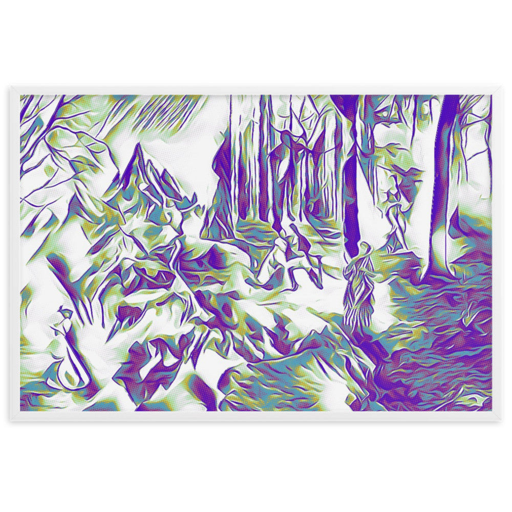 AMONG THE FOUR SEASONS YOU ARE THE FIFTH SENSE Superior Framed Poster