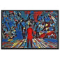 I SAW MY ENTIRE LIFE PASS THROUGH YOUR EYES Velvet Edition Framed Poster