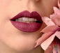 Matte liquid lipstick in shade 15 by BACKUPMYFILESNOW® displayed in a sleek tube with a doe-foot applicator.