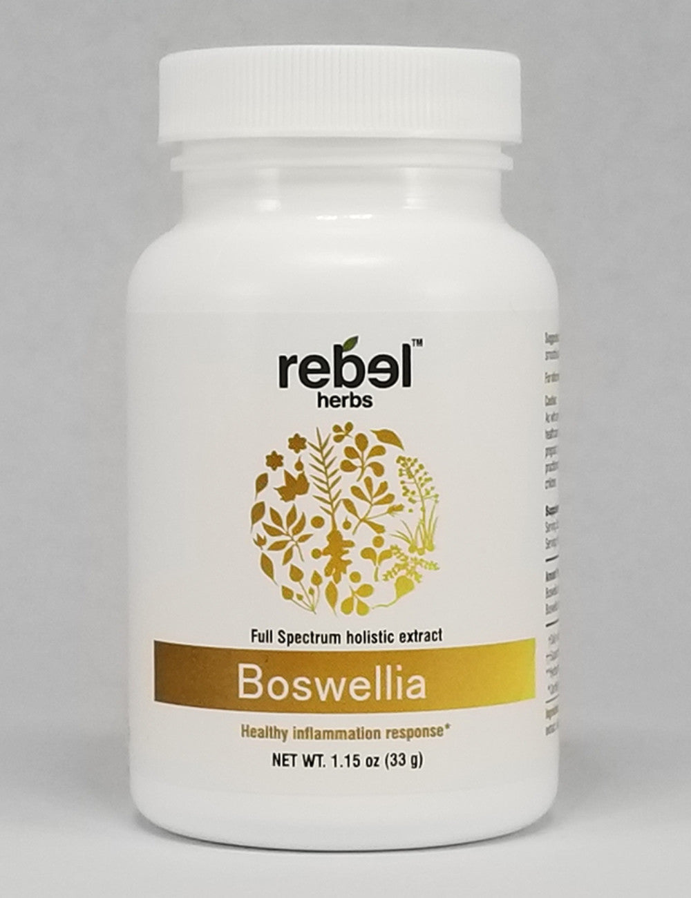 Boswellia dual extracted powder in a clear jar, highlighting the natural herbal supplement from BACKUPMYFILESNOW® for wellness.