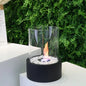 Extra large portable tabletop fire bowl by JHY DESIGN, 22x28cm, gel and ethanol fireplace for indoor and outdoor use.