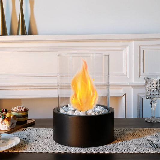 JHY DESIGN extra large portable tabletop fire bowl with bio ethanol, ventless gel and ethanol fireplace for indoor and outdoor use
