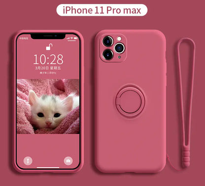 iPhone 11 Pro Liquid Silicone Case with Lens Cover