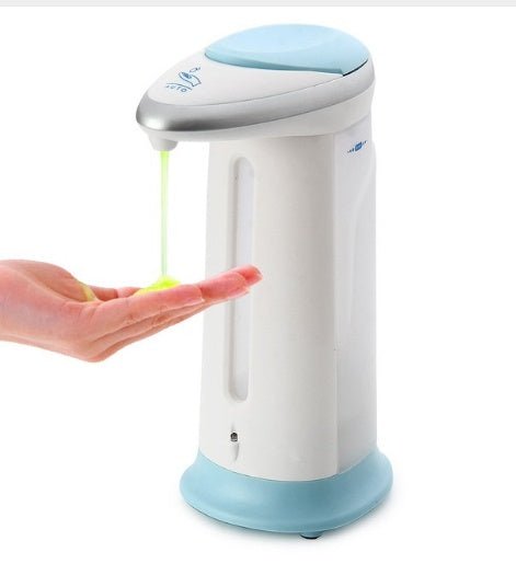 Portable FLIPSTYLEZLLC desktop automatic sensor hand sanitizer dispenser with 400ml capacity, sleek design, and touchless operation.