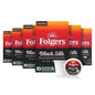 Pack of 6 Folgers Breakfast Blend Coffee K-Cup Pods, mild roast, 10 pods per pack, for Keurig brewers.