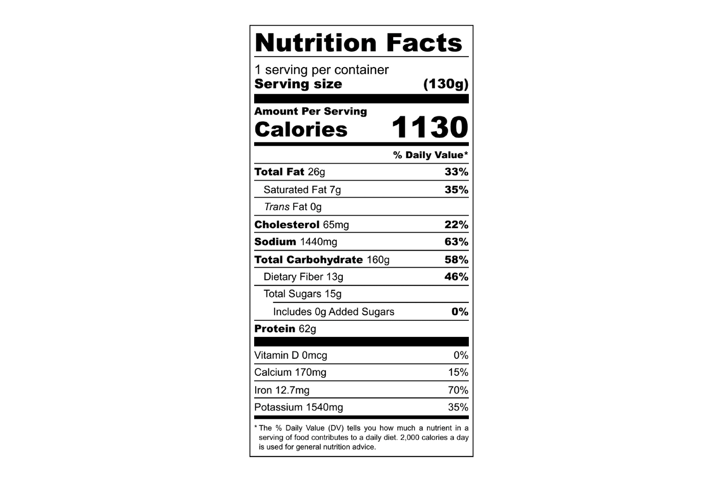 Foundation Outdoors Spaghetti with Meat Sauce Meal in a single pouch, ready-to-eat camping food with savory meat sauce.