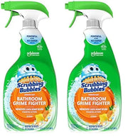 Scrubbing Bubbles Disinfectant Bathroom Grime Fighter Spray Citrus 32 fl oz (Pack of 2)