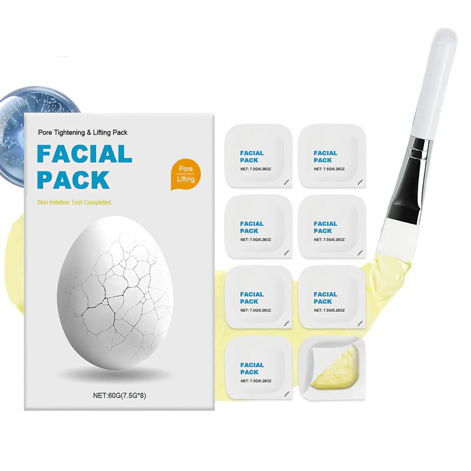 Baysea Zombie Facial Mask - Zombie Mask Skin Care Zombie Wash Off Face Mask Hydrating Skincare Face Mask For Smooth Skin Repair Pore Tightening & Lifting Deep Cleansing Clay Mud Mask