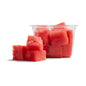 Small watermelon chunks from Fresh Produce, fresh and juicy fruit pieces in a clear container.