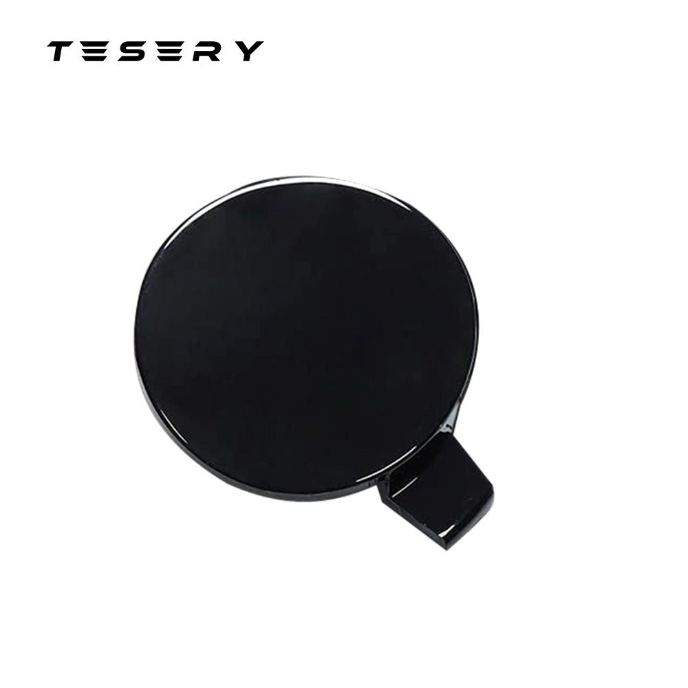 Tesla Model 3 front bumper tow hole hitch cover, OEM exterior trim part, designed for 2017-2024 Tesla Model 3.