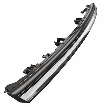Tesla Model Y Juniper front center LED light bar headlight, vehicle accessory with PN 2038294, for enhanced visibility and style.