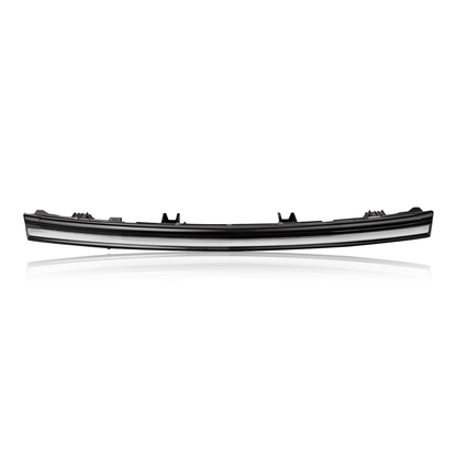 Front center LED light bar headlight for Tesla Model Y Juniper, accessory with PN 2038294, installed on vehicle front.