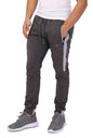 Close-up of SCR Sportswear Infinite Flex Tall Fit men's joggers sweatpants, showing waistband and front fabric details.