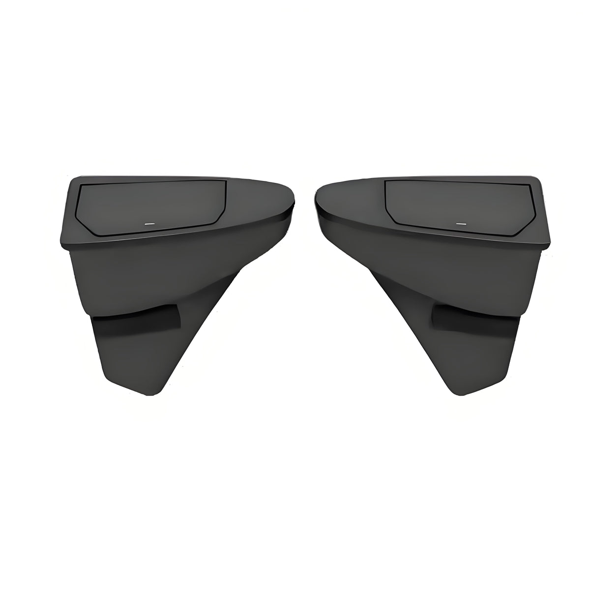 Tesla Model Y front door trash can organizer, set of 2, Juniper color, storage box designed for Tesla Model Y interior.