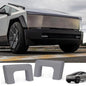 Pair of Tesery Official Tesla Cybertruck front tow hook covers, 2-piece set, designed for seamless fit and protection.