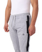 Close-up of SCR Sportswear Infinite Flex Tall Fit men's joggers sweatpants, showing front fabric and fit details.