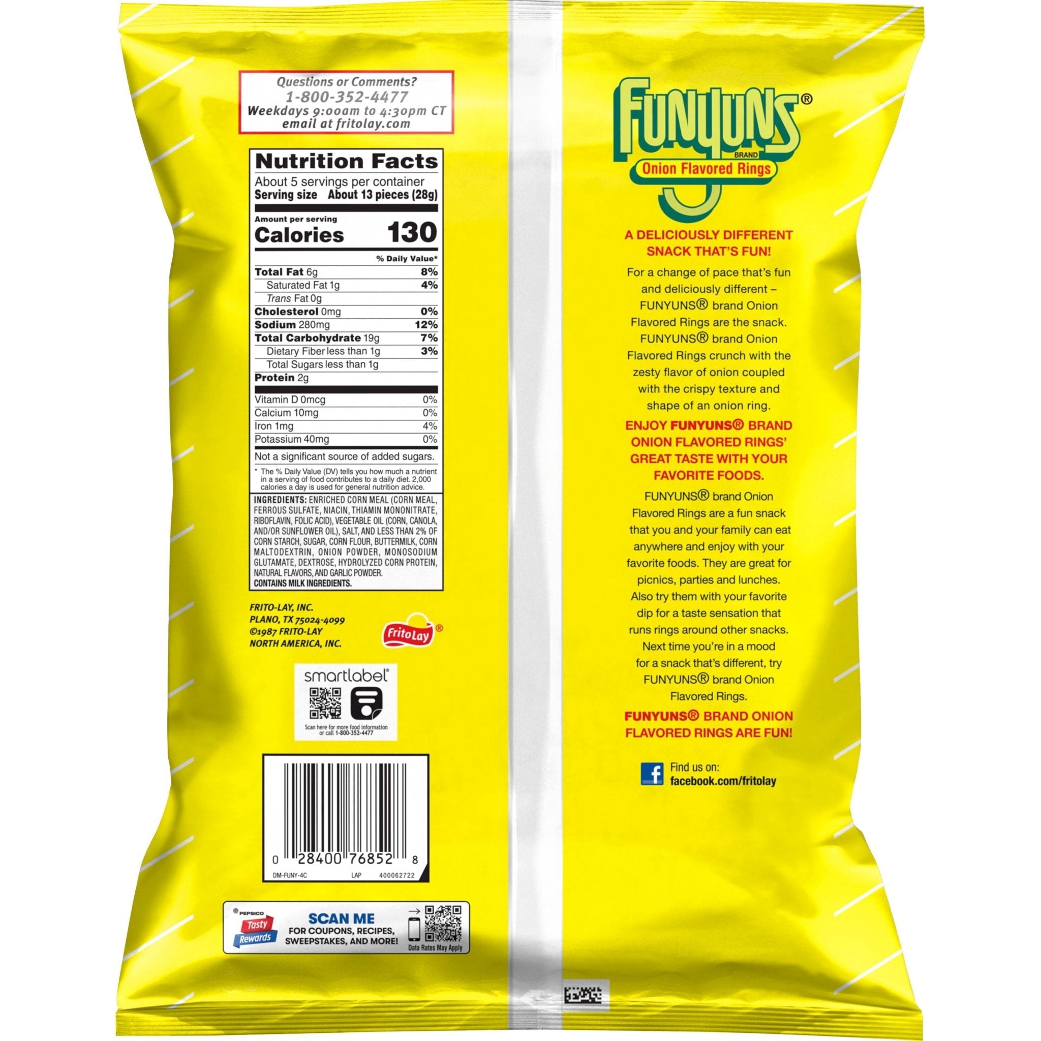 Funyuns Onion Flavored Rings Snacks, 5.25 Oz Bag - BACKUPMYFILESNOW.COM®