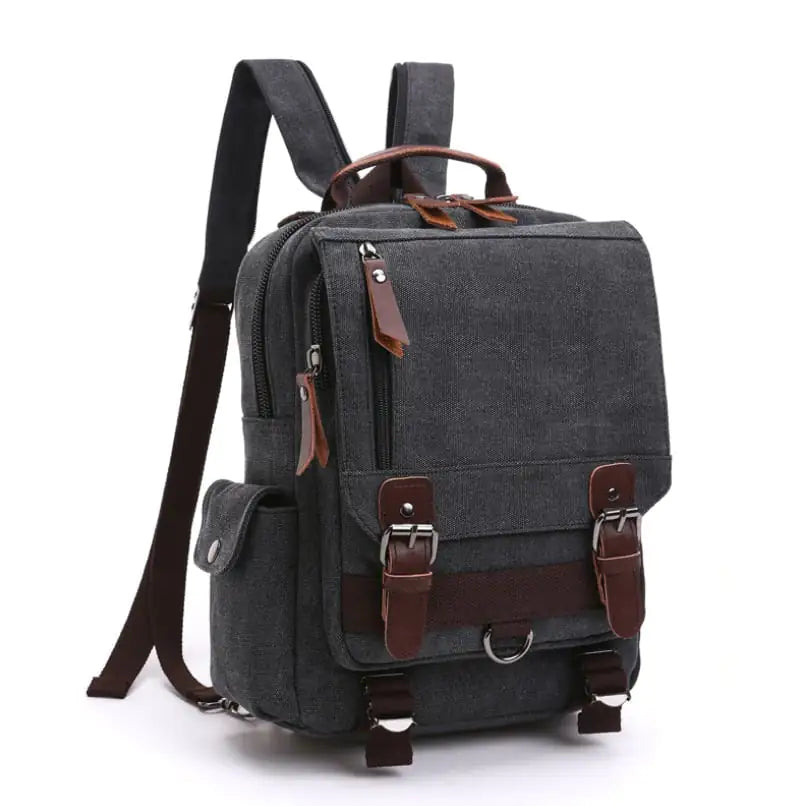 Casual Canvas Backpack for Outdoor Travel