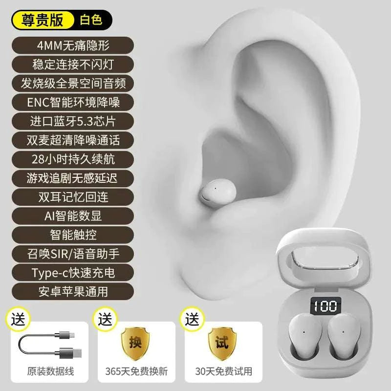 Mini Pro4SS Invisible True Wireless Bluetooth Earbuds
