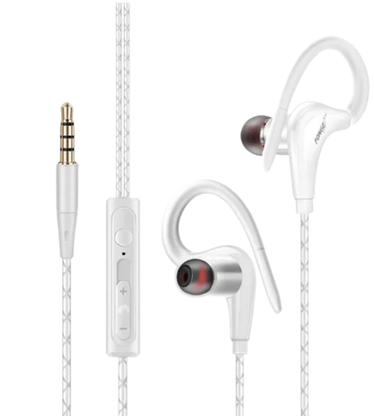 Universal In-Ear Sports Headphones with Microphone
