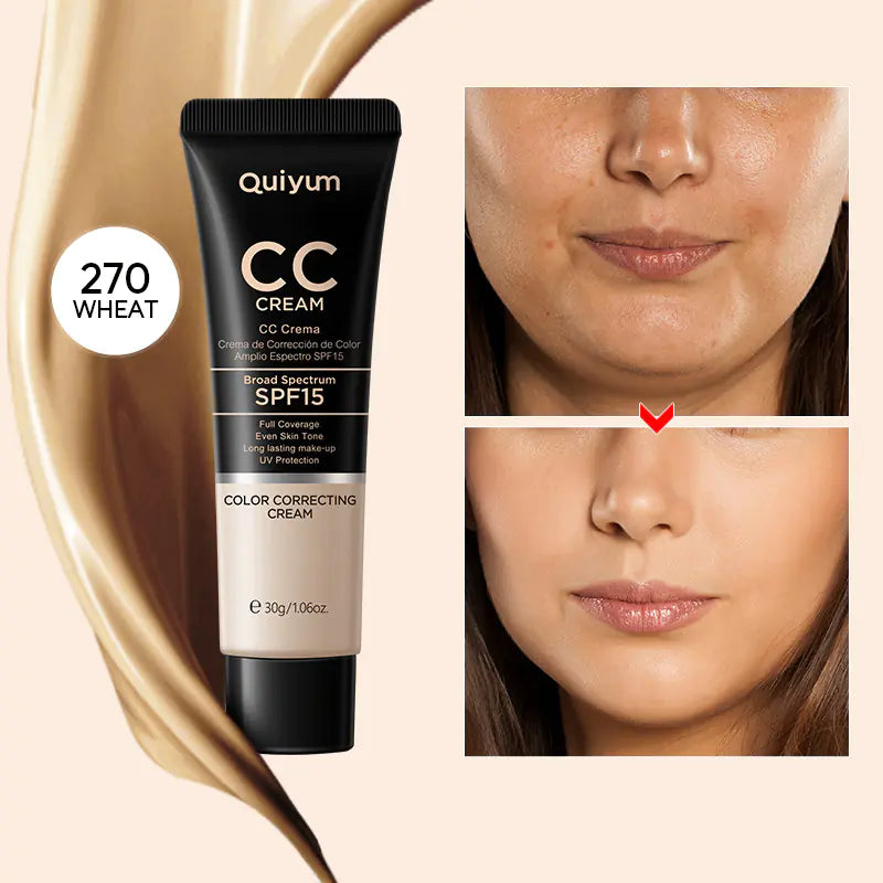 Quiyum CC Cream 30ml (Color Box) - Hydrating and Concealing