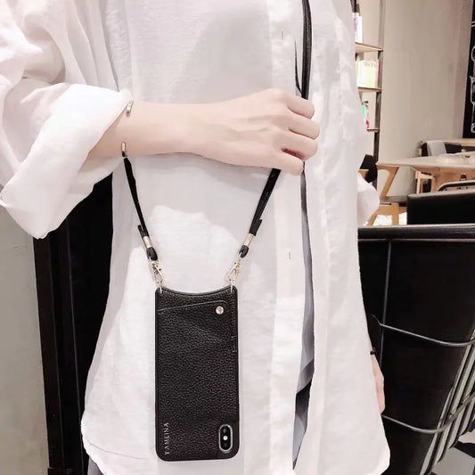 Crossbody Phone Case with Strap and Bag Attachment