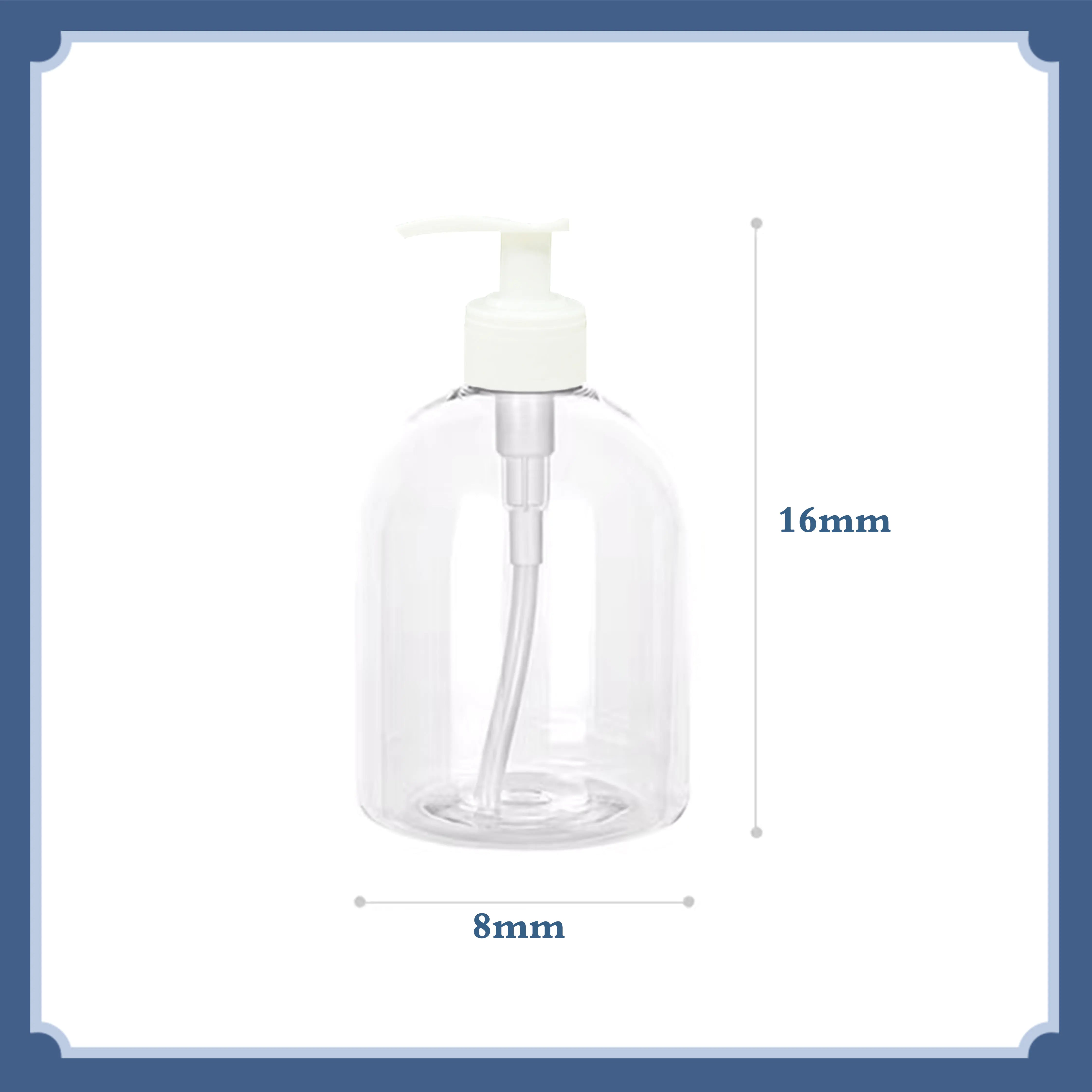 500ml Pump Bottle for Hand Sanitizer and Alcohol