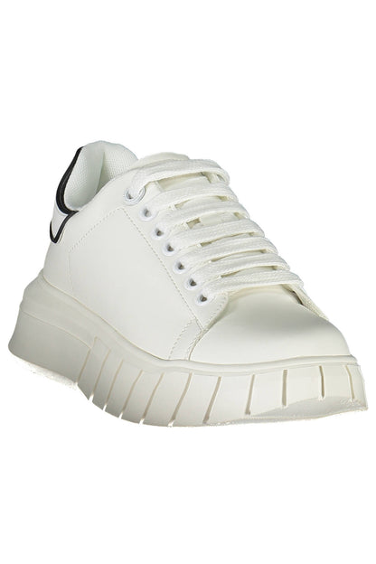 White GAELLE PARIS women's sport sneakers with breathable mesh and cushioned soles for comfortable active wear.