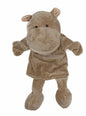 35cm plush cartoon animal hand puppet featuring lion, elephant, and pig, perfect for interactive play and imaginative storytelling.