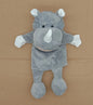 35cm plush cartoon animal hand puppet featuring lion, elephant, and pig for interactive play by Game On Interactive LLC
