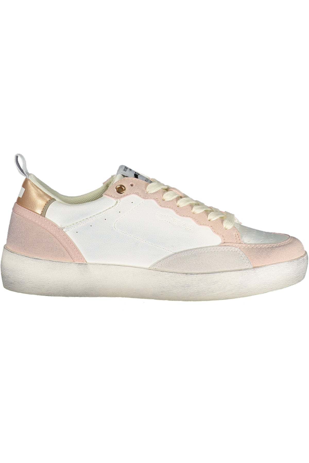White GAS women's sports sneakers with lightweight design and sporty style, perfect for active wear and casual outings.