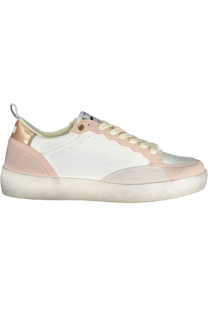 White GAS women's sports sneakers with lightweight design and sporty style, perfect for active wear and casual outings.