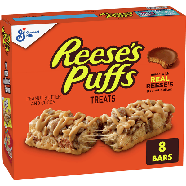 General Mills REESE'S Puffs Cereal Treat Bars - BACKUPMYFILESNOW.COM®